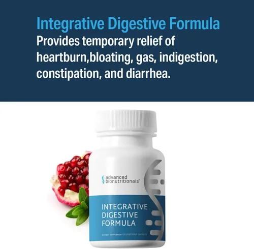 Vista 4 de Advanced Bionutritionals Fórmula digestiva integradora, apoya la digestión saludable con raíz de jengibre, alivio digestivo natural para acidez