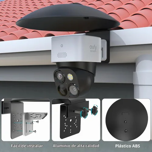 Vista 2 de HOLACA Cubierta universal para cámara PTZ y cubierta de sombra de lluvia solar para cámaras de seguridad AOSU ANSQUE Eufy SEHMUA Tapo Cinnado