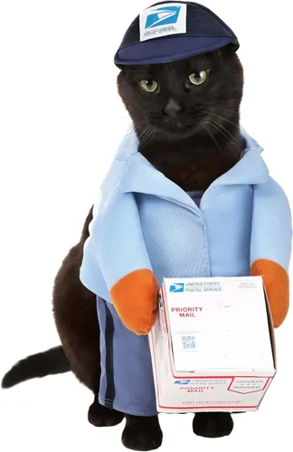 Vista 2 de USPS Mail Carrier - Disfraz para perro, talla XS