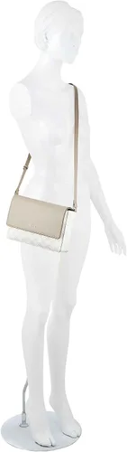 Vista 5 de Nine West Calandra Mini Flap Crossbody BlancoLogotipo Piedra pómez Talla única