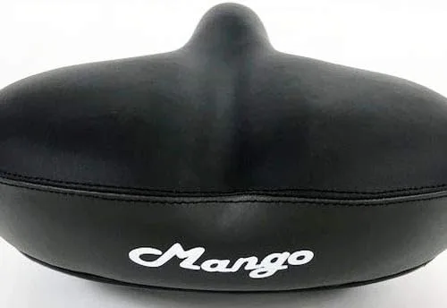 Vista 4 de Quality Mango Super Wide Cruiser Sillín de 11 pulgadas de ancho, cómodo asiento de bicicleta