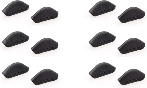 Vista 4 de Almohadillas de goma negras para la nariz, pedazos de brotes de ajuste Oakley Crosslink Glass Eyeglasss Frames Regular Euro