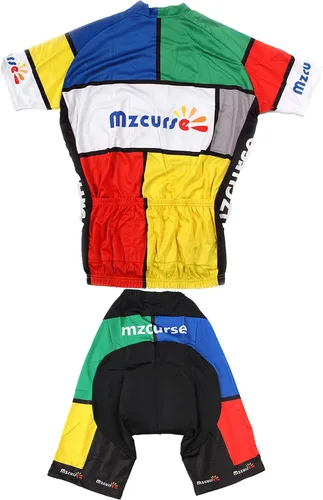 Vista 3 de mzcurse Camisa de ciclismo para hombre + pantalones cortos