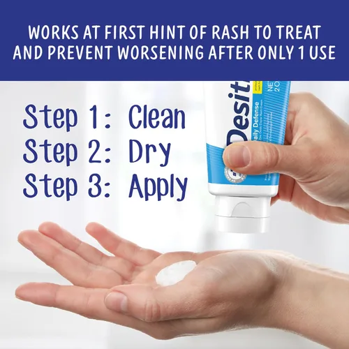 Vista 7 de Crema Desitin Daily Defense para sarpullido de pañales con óxido de zinc para tratar, aliviar y prevenir el sarpullido de pañales, hipoalergénica
