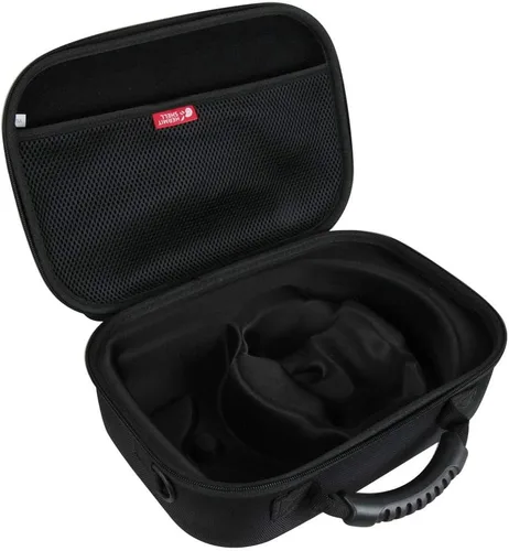 Vista 4 de Hermitshell Funda de viaje rígida de EVA para auriculares Oculus Quest 2 Quest VR Gaming negro 2