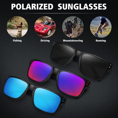 Vista 6 de MEETSUN Polarized Sunglasses for Men Women Sports Driving Fishing Glasses UV400 Protection