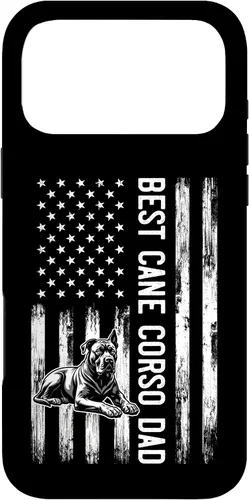 Vista 22 de Best Cane Corso Dad Patriotic Dog Lover Gift, Mastiff Case for iPhone 17