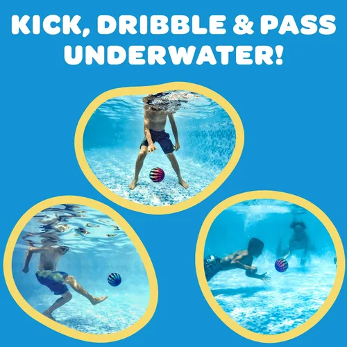 Vista 3 de Watermelon Ball Sandía de piscina para niño de 8 a 12 años, pelota de 6.5 pulgadas para adolescente, adulto, familia, juego divertido, fútbol