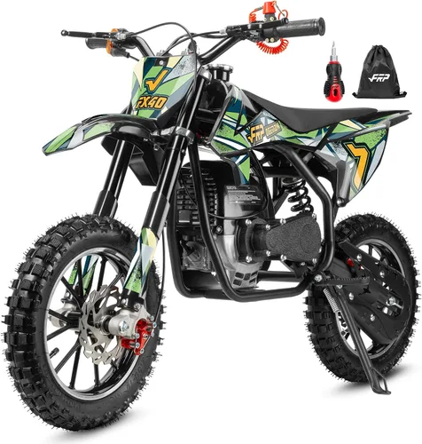Vista 8 de FRP FX40 - Bicicleta de motocross a gas para adolescentes, 40 cc, 4 tiempos Púrpura