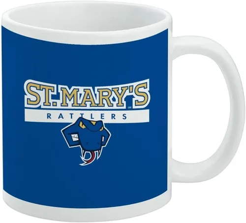 Vista 110 de Taza de cerámica con el logotipo principal de la Universidad Rider, taza de regalo novedosa para café, té y bebidas calientes, 11oz, blanca