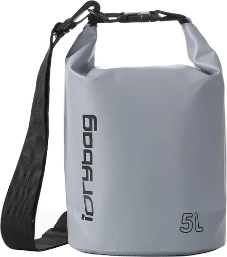 Vista 16 de IDRYBAG Bolsa seca para kayak impermeable 2L/5L/10L/15L/20L, pequeña bolsa impermeable para navegación