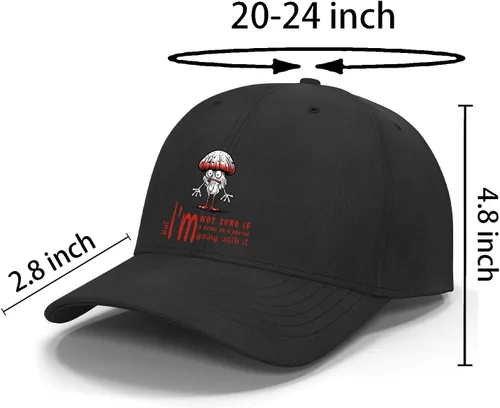Vista 4 de Gorra de béisbol para papá, sombrero de algodón sin estructura, ajustable, para hombres y mujeres