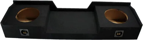 Vista 2 de American Sound Connection Compatible con camioneta de cabina extendida completa Chevy Silverado o GMC Sierra 1999-2006 Caja de altavoz de 10