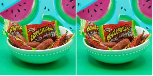Vista 7 de Jovy Revolcaditas con sabor a chile y mango Bolsa de 6 onzas Caramelo mexicano