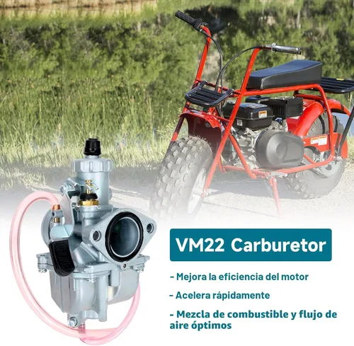 Vista 2 de FVRITO - Carburador de alto rendimiento VM22 de 26 mm para Predator 212cc 196cc Coleman CT200U BT200X Mini Bike KT196 Go Kart GX160 GX200 6.5hp