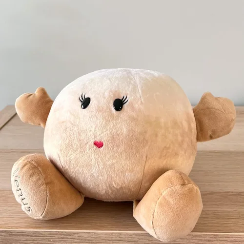 Vista 7 de Celestial Buddies Venus Buddy Peluche de peluche suave de 10 pulgadas, características bordadas, etiqueta de datos divertidos de planetas