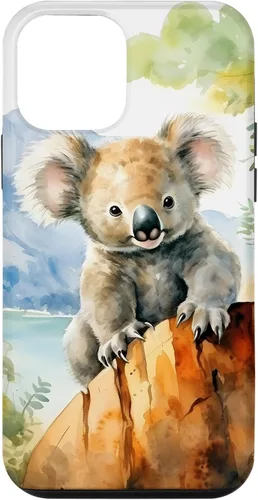 Vista 16 de Cute Little Koala Bear in The Wild Case for iPhone 17