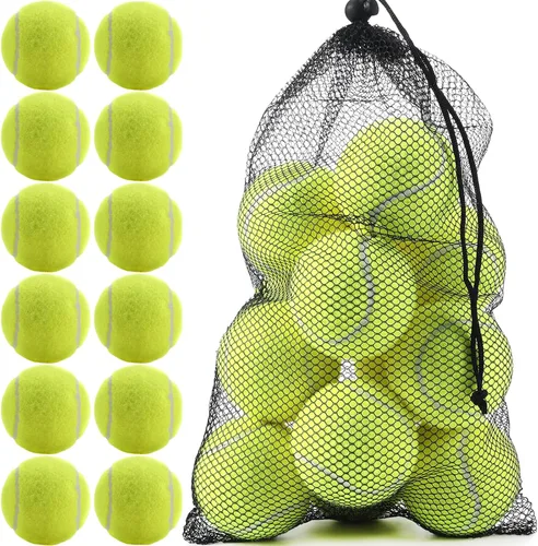 Vista 20 de INSUM Bulk Tennis Balls, Extra Duty Practice Balls with Mesh Bag