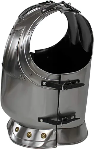 Vista 3 de Peto medieval Warrior - Ajustado - Metálico - Talla única, Metálico