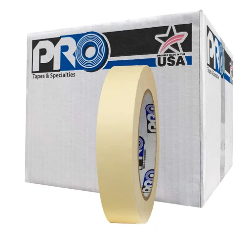 Vista 10 de Cinta de enmascarar ProTapes 795 de papel crepé para usos generales, Bronceado, 1