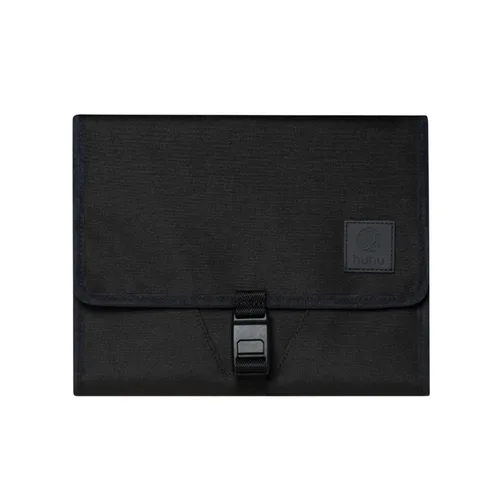 Vista 10 de Huhu Cambiador de pañales para bebé, compacto, portátil, cambiador de pañales para viajes, fácil de limpiar, tapete cambiador plegable - Accesorio