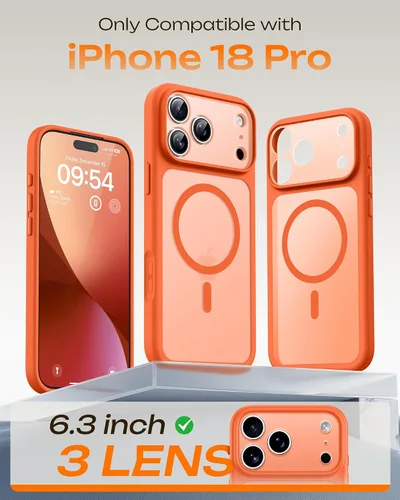 Vista 34 de TOCOL Funda magnética 3 en 1 para iPhone 15 Pro, mejorada [protección completa de cámara] con 2 protectores de pantalla, compatible con MagSafe Gris