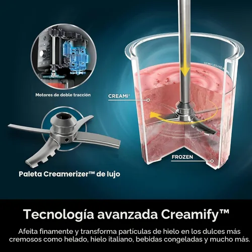 Vista 13 de Ninja NC501 CREAMi Deluxe 11 en 1 - Máquina para hacer helados y golosinas congeladas con 2 recipientes XL de tamaño familiar, color negro (renovado)