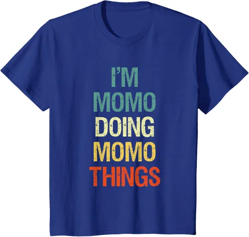 Vista 55 de I'M Momo Doing Momo Things - Camiseta de regalo con nombre personalizado, Negro, S