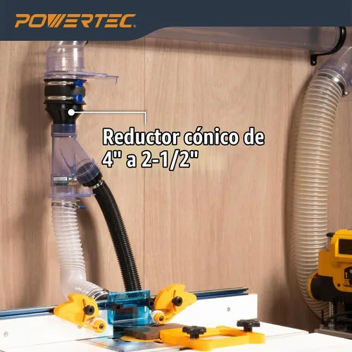 Vista 2 de POWERTEC 70136 cono reductor de 4" a 2-1/2".