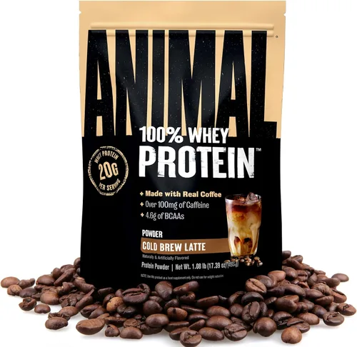 Vista 9 de Animal 100% Proteína de Suero en Polvo – Mezcla de suero para pre-entrenamiento o post-entrenamiento, recuperación o reemplazo de comida bajo