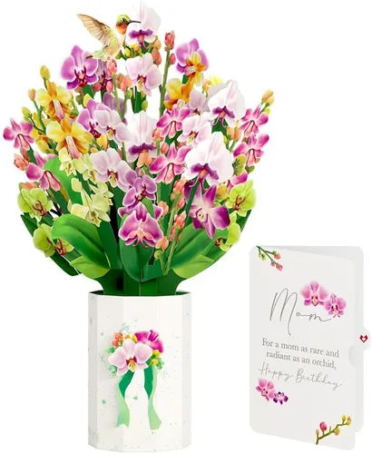 Vista 38 de Lovepop Ramo de Flores de Papel Desenfundable de Todos los Días para Ella y Él - Tarjetas de Felicitación 3D para Niños, Niñas, Hombres, Mujeres