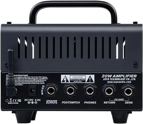 Vista 3 de JOYO Zombie-II (rectificador dual) Serie BanTamp XL Mini amplificador de 20 W, preamplificador de 2 canales, Amplificador híbrido de tubo