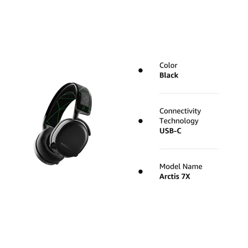Vista 5 de SteelSeries Arctis 7X Wireless - Lossless 2.4 GHz Wireless Gaming Headset - for Xbox Series XS and Xbox One - Xbox Series X