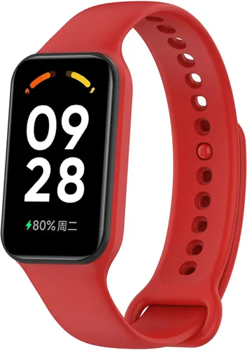 Vista 8 de Compatible con Redmi Band 2 correas de reloj con funda protectora, correa de repuesto de silicona deportiva ajustable para Xiaomi Redmi Band 2 Rosado