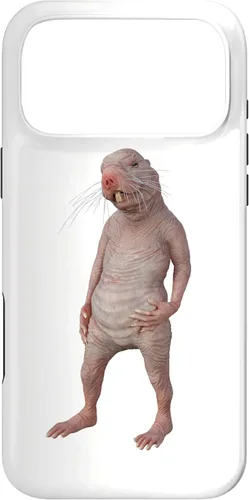 Vista 22 de Carcasa para iPhone 16 Live Weird Funny Naked Mole Rat Strange Animal Case