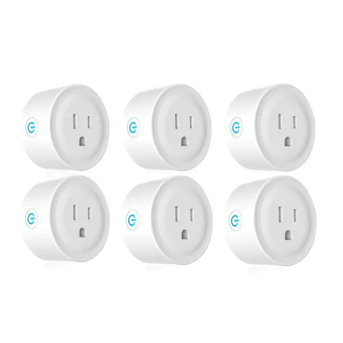 Vista 4 de Deco Gear Enchufe inteligente WiFi (compatible con Amazon Alexa y Google Home), controla dispositivos y dispositivos electrónicos desde cualquier