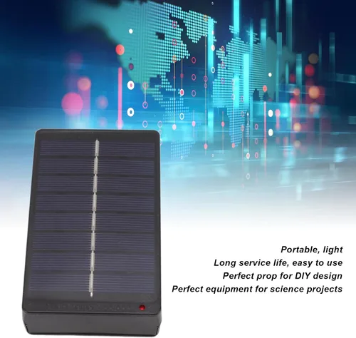 Vista 7 de Cargador de batería de panel solar, caja de carga portátil de 1W 4V para baterías AA AAA 1.2V suministros al aire libre, paneles solares