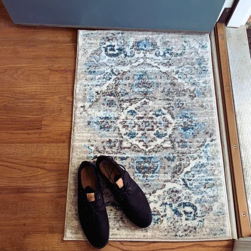 Vista 11 de Luxe Weavers 4620 Marine 2x3 - Alfombra floral envejecida