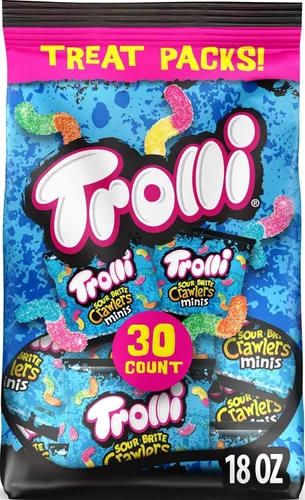 Vista 16 de Trolli Sour Bursting Crawlers - Caramelos de gomitas ácidas, 4.25 onzas (Paquete de 12)