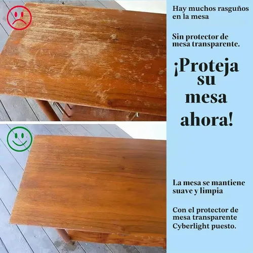 Vista 2 de Cyberlight Protector de mesa ovalado transparente de 60 x 90 pulgadas, mantel de vinilo impermeable de plástico transparente para sillas de 4 a 6