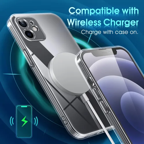 Vista 126 de Supdeal Funda cristalina transparente para iPhone 11, [No se amarillea] [Protección de la cámara] [Probado contra caídas de grado militar] Funda