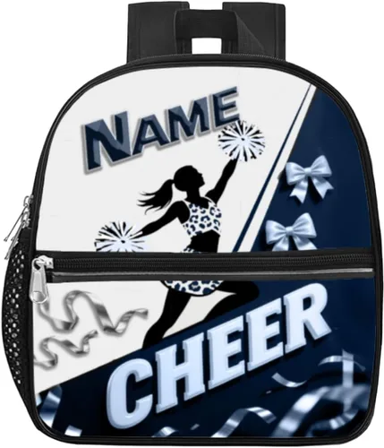 Vista 13 de Mochila transparente personalizada para niñas, mochila escolar de porristas de 12 x 6 x 12 pulgadas para mujeres, niños, adolescentes