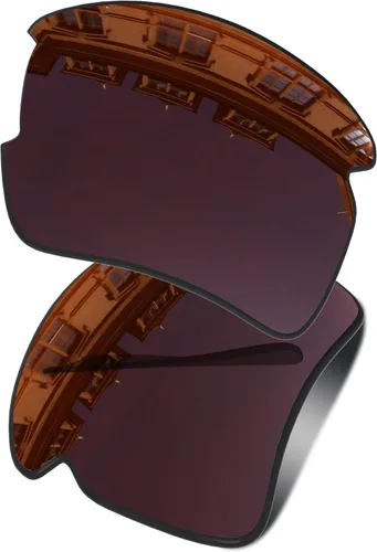 Vista 23 de Polarized Lenses Replacement for Oakley Flak 2.0 XL OO9188 59mm Abrigo de espejo negro polarizado