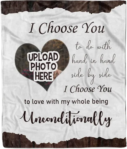 Vista 9 de Manta personalizada para esposa de esposo a esposa para pareja, regalo de aniversario para mujeres, regalo para aniversario de boda