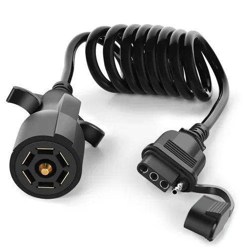 Vista 10 de Nilight Cable de extensión de alambre de remolque de 4 vías de 25 pies 14 Cable de extensión de remolque de 4 pines de 25 pies