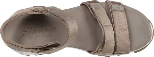Vista 5 de Skechers Sandalias de cuña D'Lites-Fresh Catch para mujer, marino