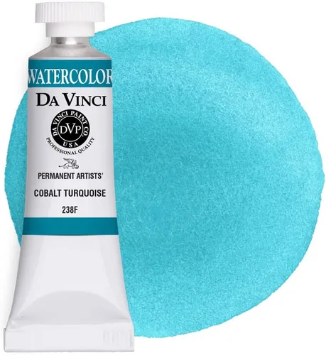 Vista 165 de DA VINCI PAINTS Pintura Acuarela Profesional para Artistas, Azul Cobalto, 15mL
