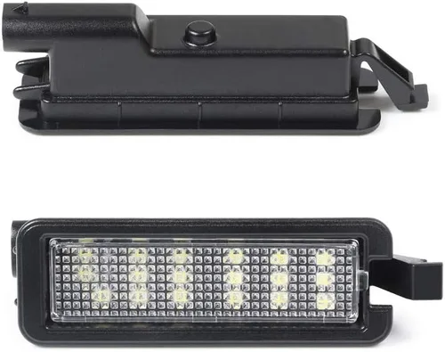 Vista 5 de Gempro Lámparas LED para placa de matrícula para Dodge Charger Challenger Pacifica Jeep Compass Chrysler 300 2015-2022, 6000 K, blanco, 1 unidad