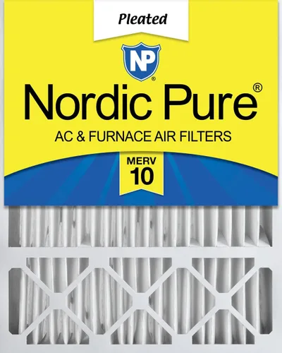 Vista 30 de Nordic Pure 16x25x5 (15_3/4 x 24_3/4 x 4_3/8) Honeywell/Lennox Filtro de aire de reemplazo MERV 8 1 unidad