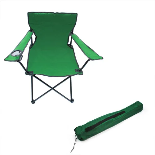Vista 8 de Trademark Innovations Silla plegable de campamento de playa para exteriores, 18 pulgadas de largo x 31 pulgadas de ancho x 32 pulgadas de alto, rojo